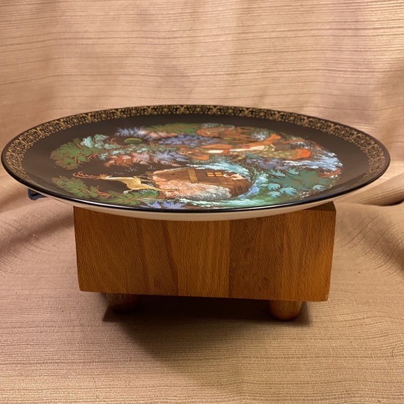 Palekh fairy tale plate made in USSR 1990 numbered - Picture 14 of 16